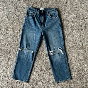 Abercrombie & Fitch ultra high rise ankle straight jean Size 27 SHORT Never worn